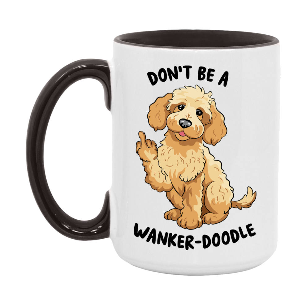 Don’t Be A Wanker Doodle Mug, 11Oz Or 15Oz Coffee Cup