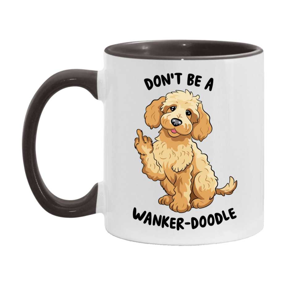 Don’t Be A Wanker Doodle Mug, 11Oz Or 15Oz Coffee Cup