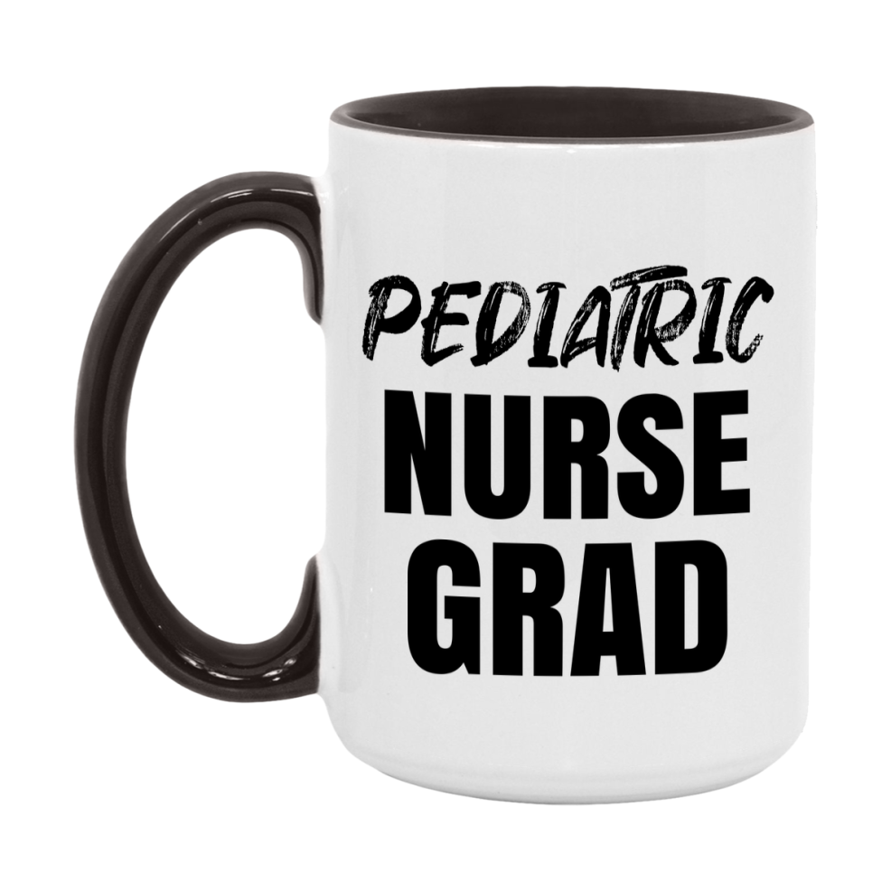 Pediatric Nurse Grad Coffee Mug - Ceramic Nursing Graduation Gift