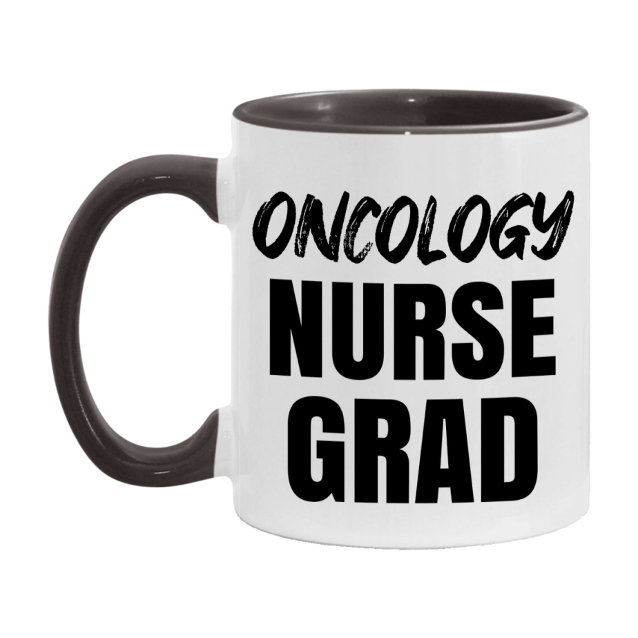 Oncology Nurse Grad Coffee Mug - Ceramic Nursing Graduation Gift