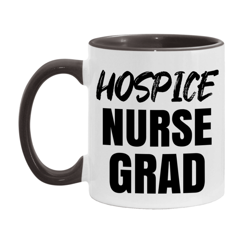 Hospice Nurse Grad Coffee Mug - Ceramic Nursing Graduation Gift