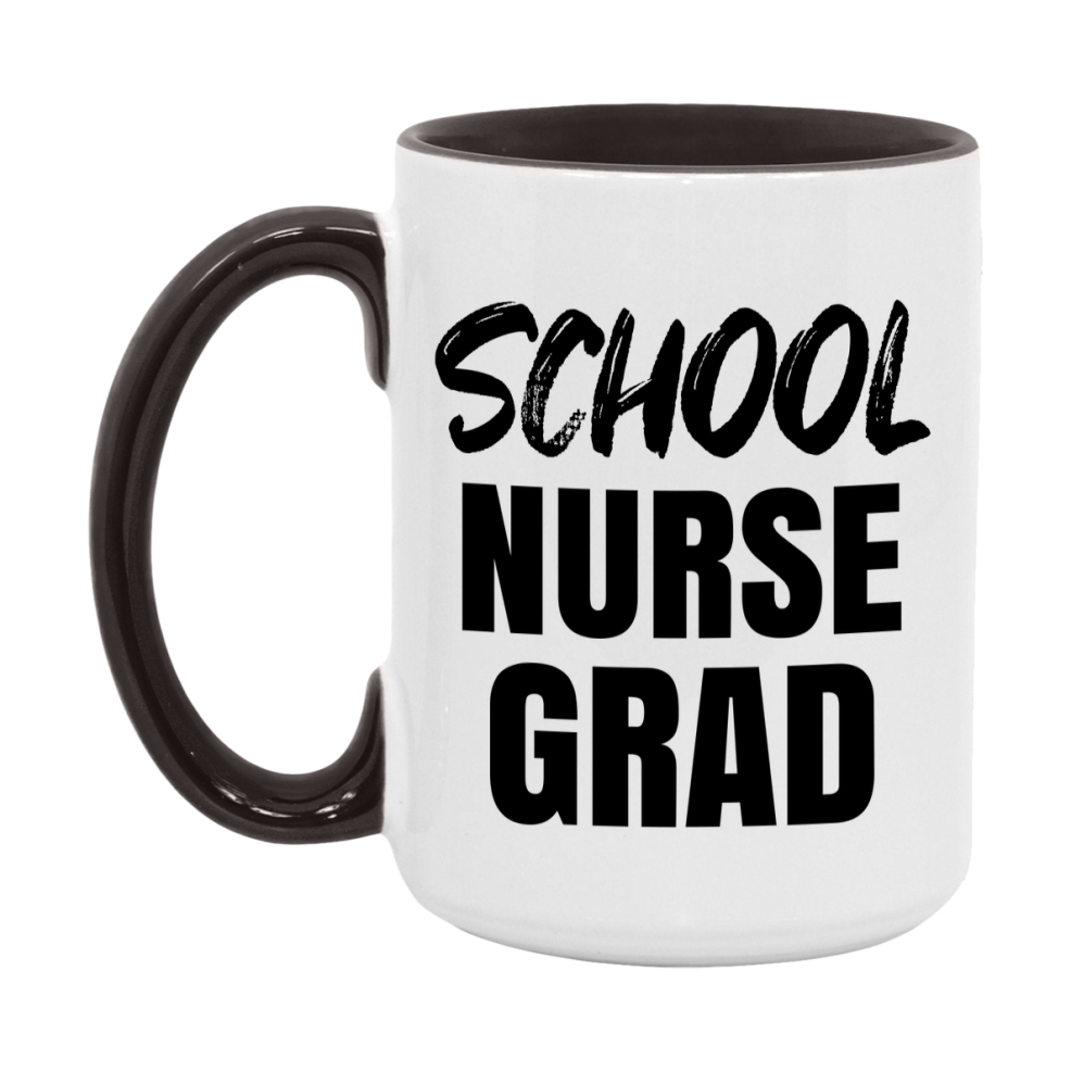 School Nurse Grad Coffee Mug - Ceramic Nursing Graduation Gift