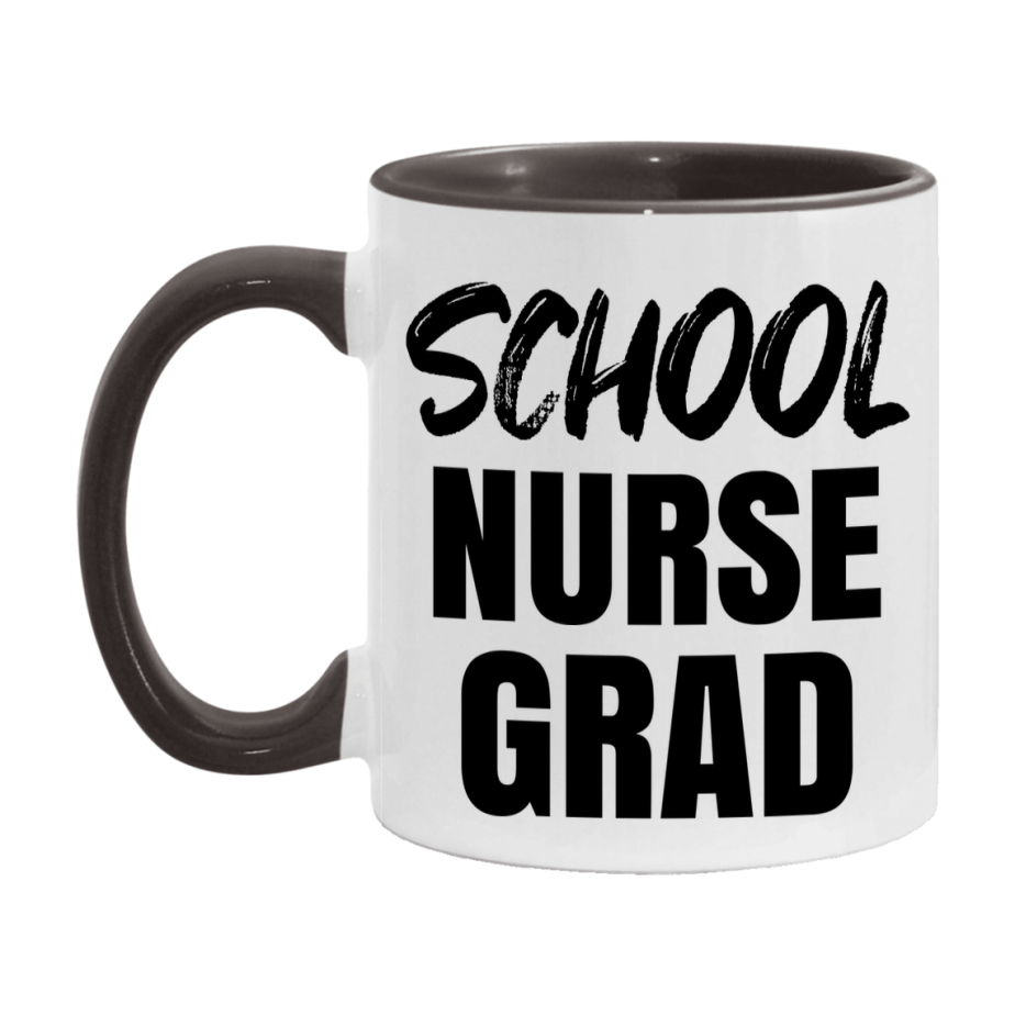 School Nurse Grad Coffee Mug - Ceramic Nursing Graduation Gift