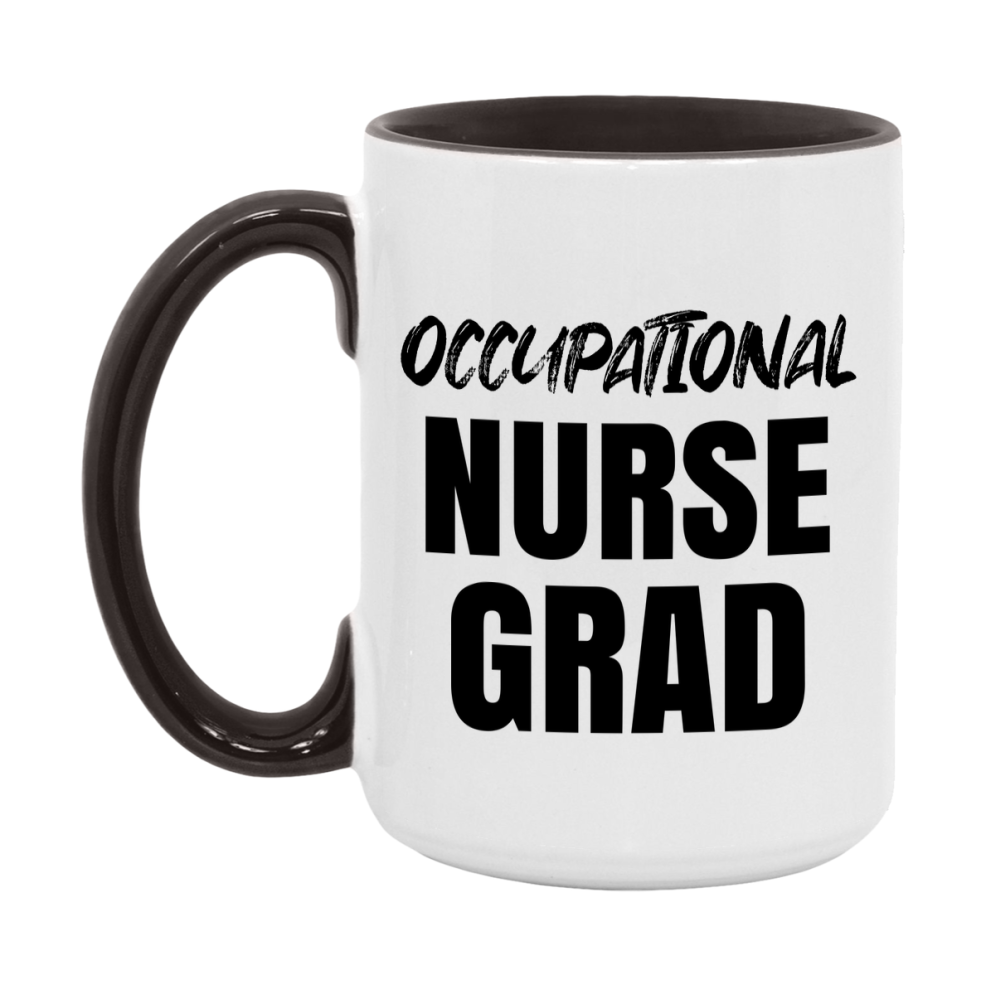 Occupational Nurse Grad Coffee Mug - Ceramic Nursing Graduation Gift