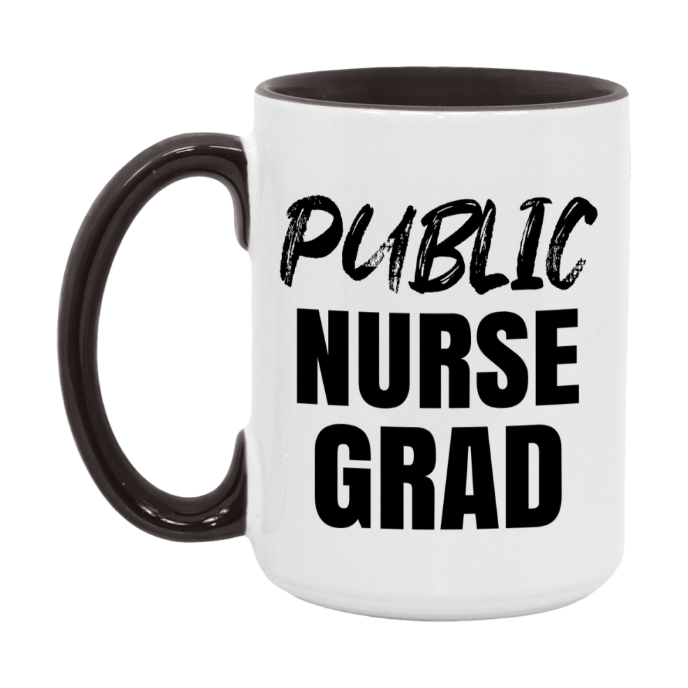 Public Nurse Grad Coffee Mug - Ceramic Nursing Graduation Gift