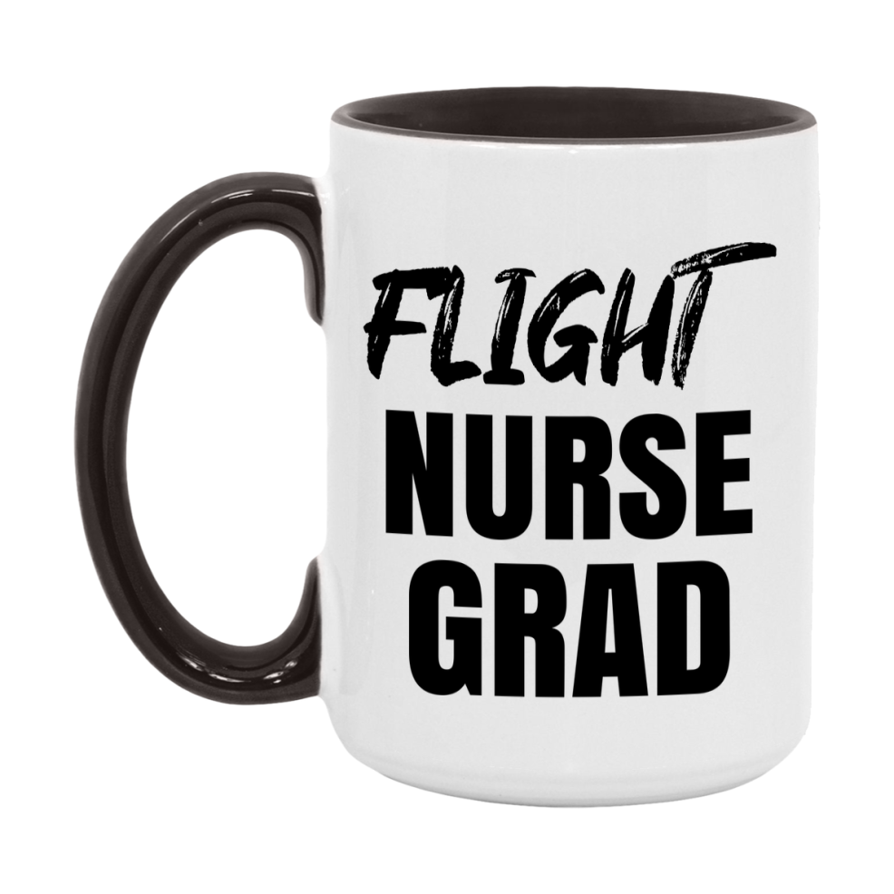 Flight Nurse Grad Coffee Mug - Ceramic Nursing Graduation Gift