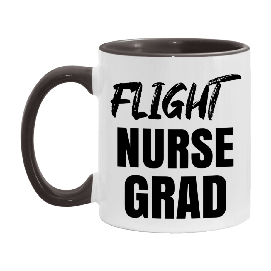 Flight Nurse Grad Coffee Mug - Ceramic Nursing Graduation Gift
