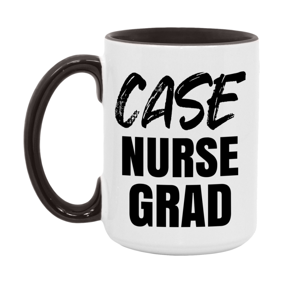 Case Nurse Grad Coffee Mug - Ceramic Nursing Graduation Gift