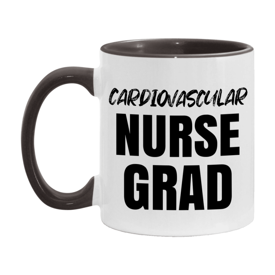 Cardiovascular Nurse Grad Coffee Mug - Ceramic Nursing Graduation Gift