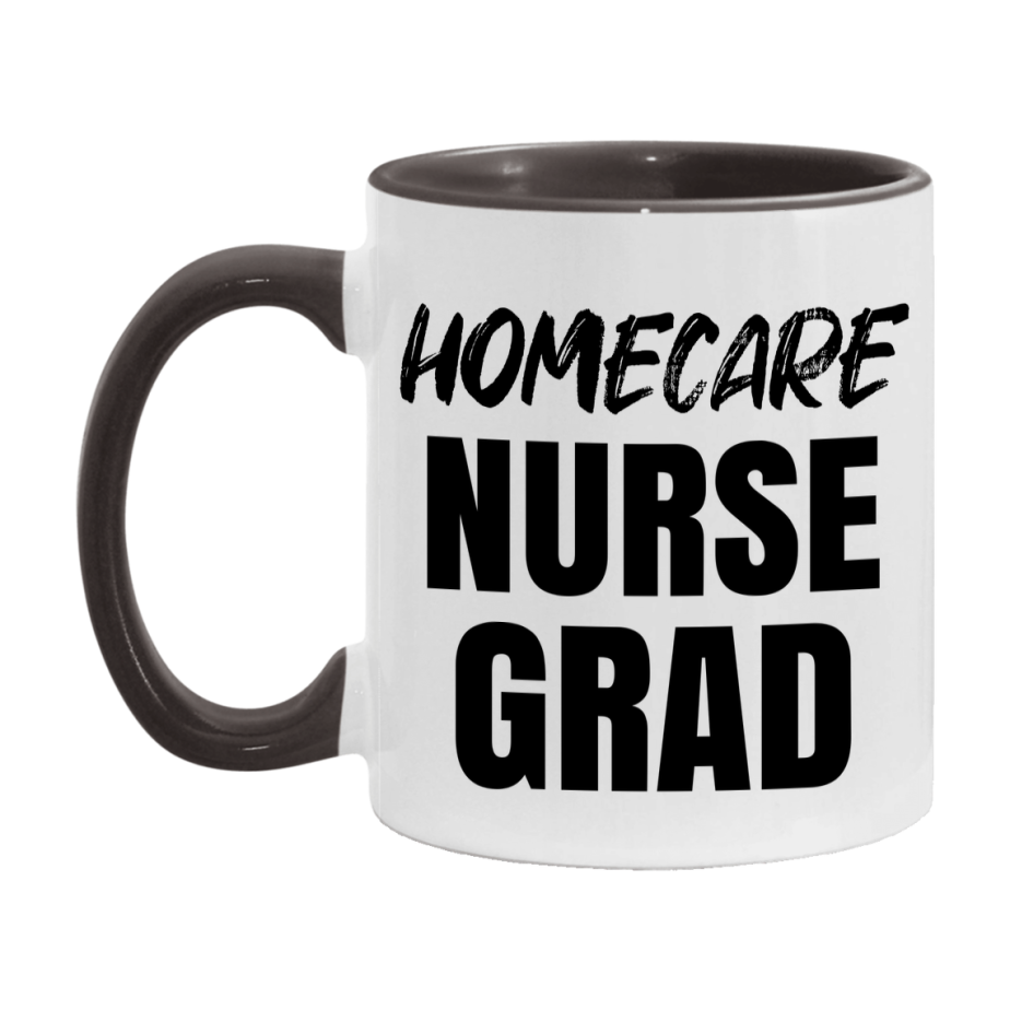 Homecare Nurse Grad Coffee Mug - Ceramic Nursing Graduation Gift