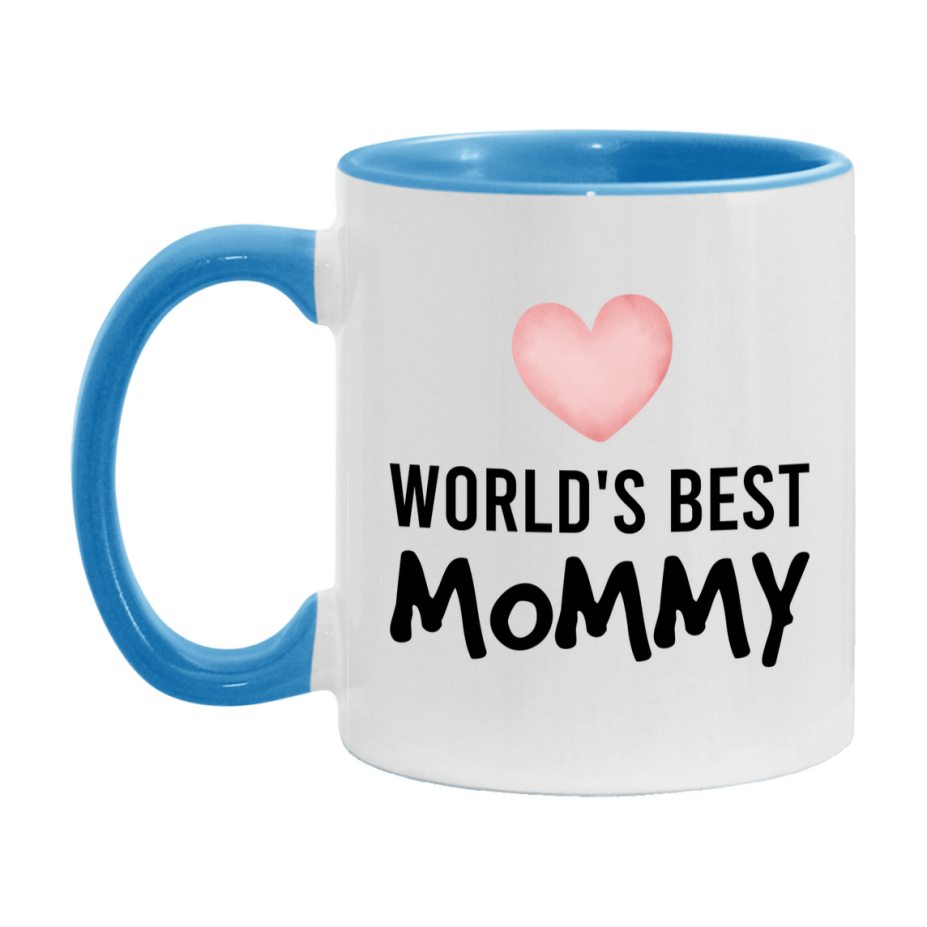 World's Best Mommy Mug, Mommy Superlative Coffee Mug, 11oz or 15oz Ceramic Cup, Gift for Mommy