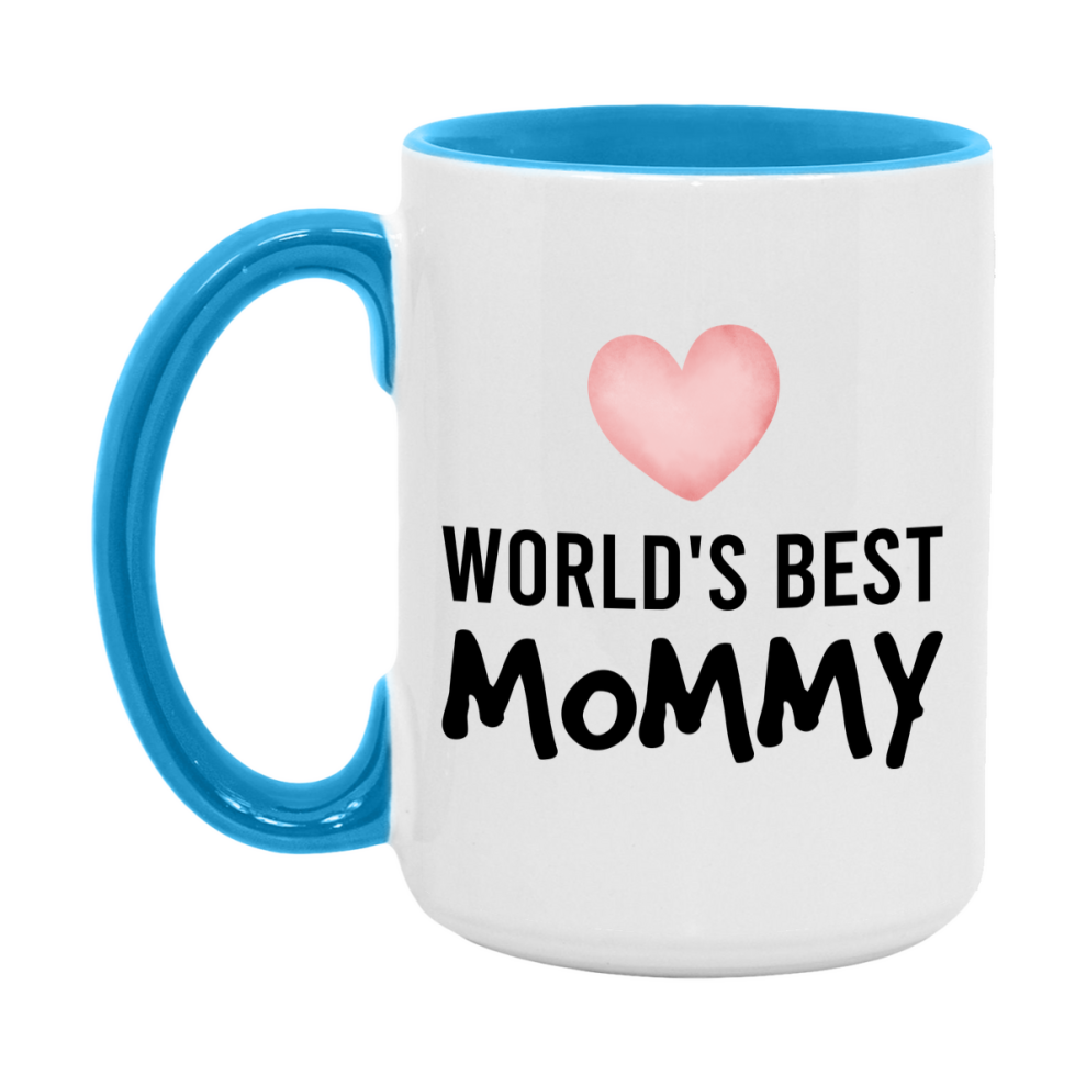 World's Best Mommy Mug, Mommy Superlative Coffee Mug, 11oz or 15oz Ceramic Cup, Gift for Mommy