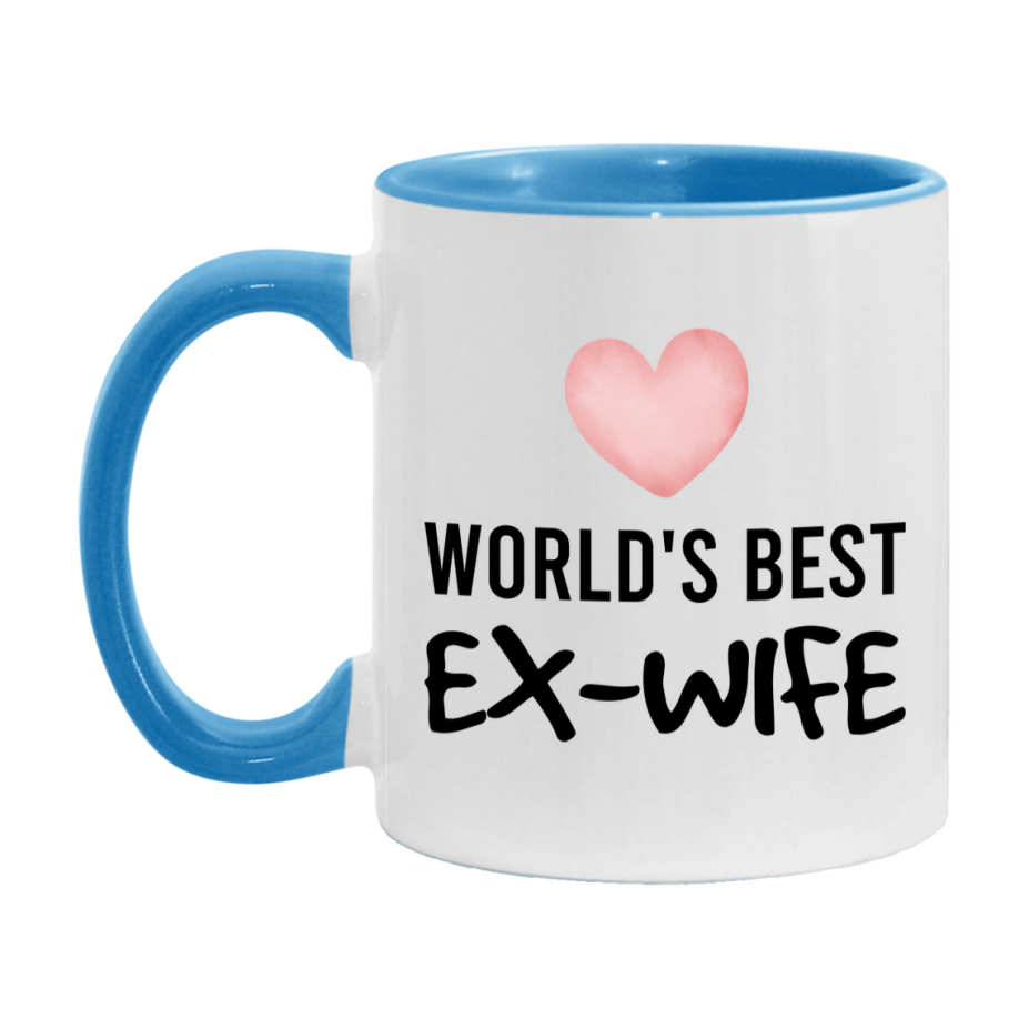 World's Best Ex-Wife Mug, Ex-Wife Superlative Coffee Mug, 11oz or 15oz Ceramic Cup, Gift for Ex-Wife