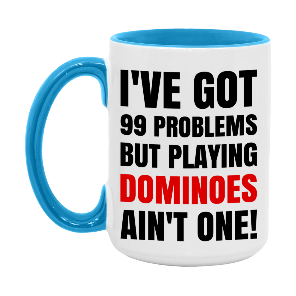 Funny Board Game Mug Gift, I've Got 99 Problems But Playing Board Games Ain't One! 11oz or 15oz Ceramic Coffee Mug for Board Game Lovers