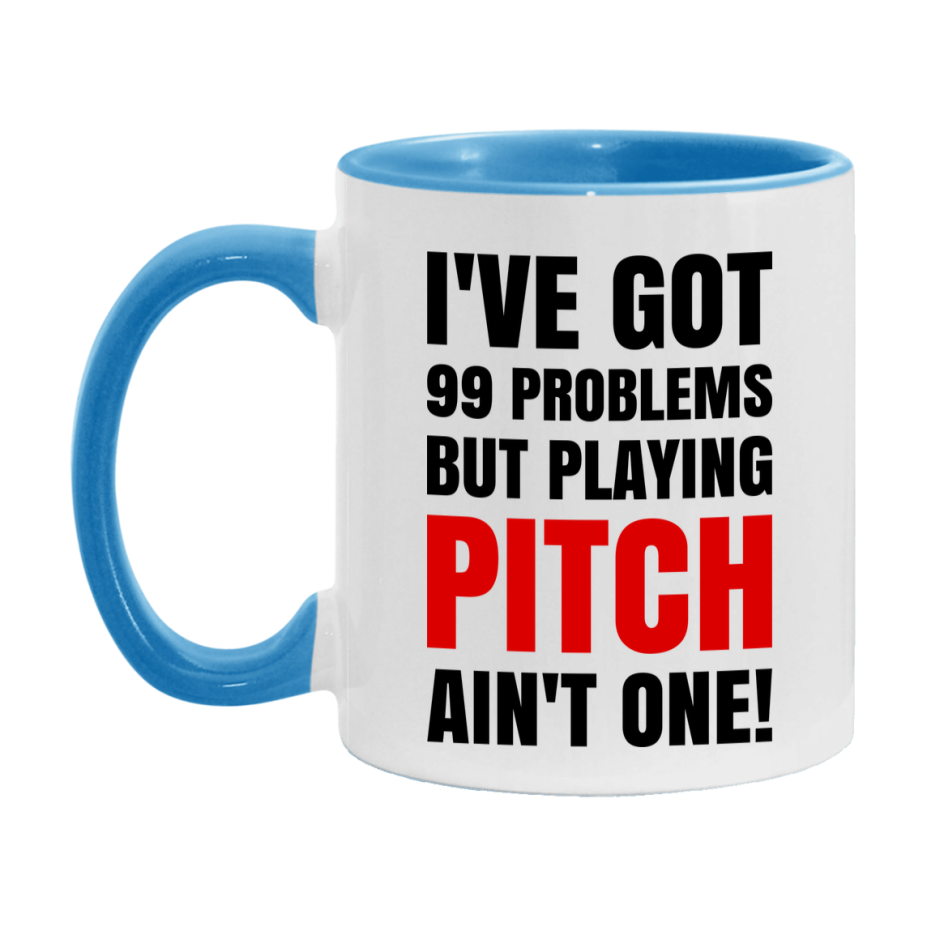 Funny Card Game Mug – 99 Problems But Playing Pitch Ain’t One