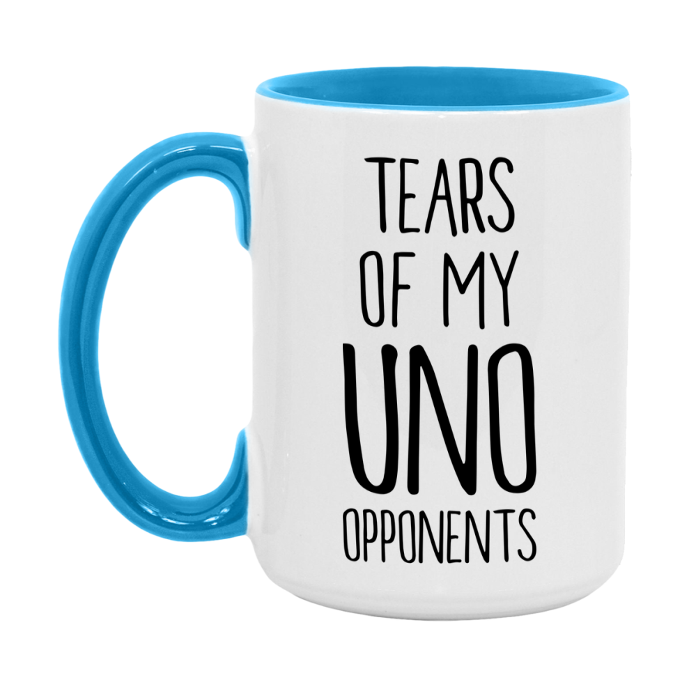 Funny Uno Mug – “Tears Of My Uno Opponents” – 11Oz Or 15Oz Coffee Cup
