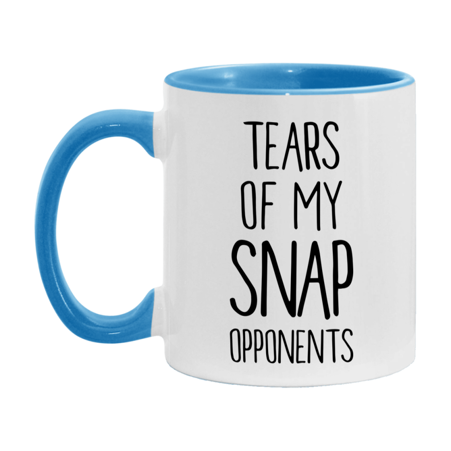Funny Snap Mug – “Tears Of My Snap Opponents” – 11Oz Or 15Oz Coffee Cup