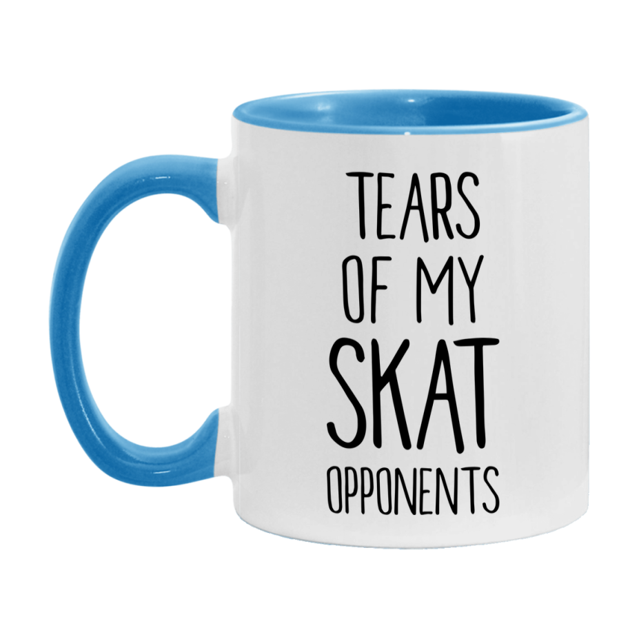 Funny Skat Mug – “Tears Of My Skat Opponents” – 11Oz Or 15Oz Coffee Cup