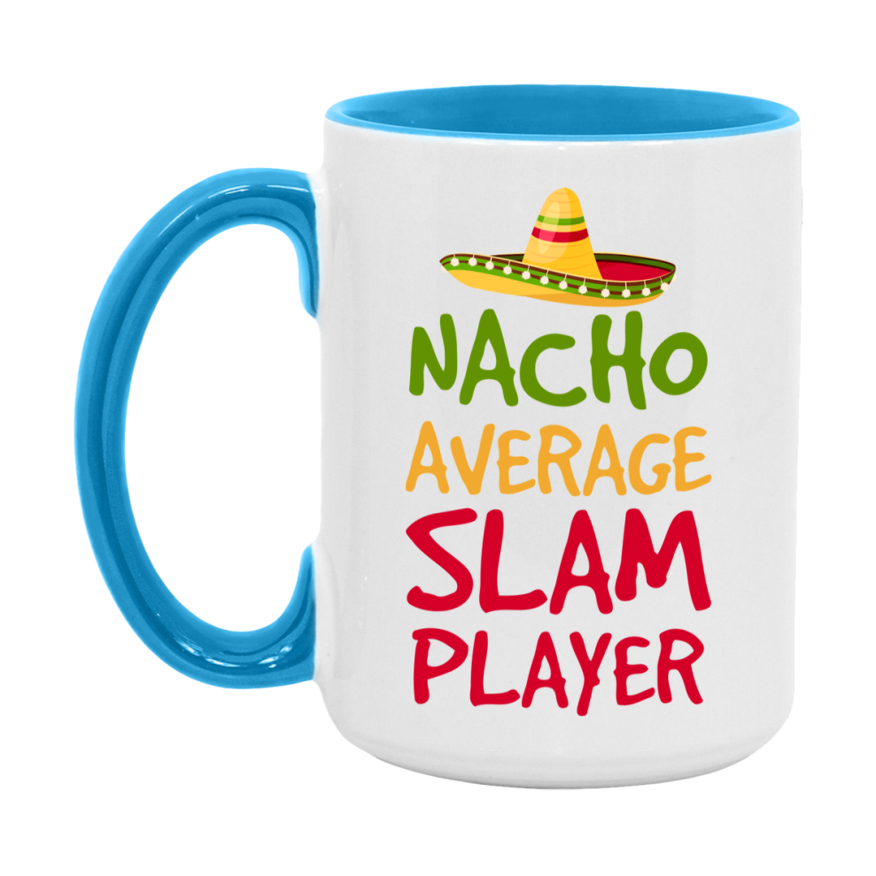 Funny Nacho Average Slam Player Mug – 11Oz Or 15Oz Ceramic Coffee Cup For Card Game Lovers