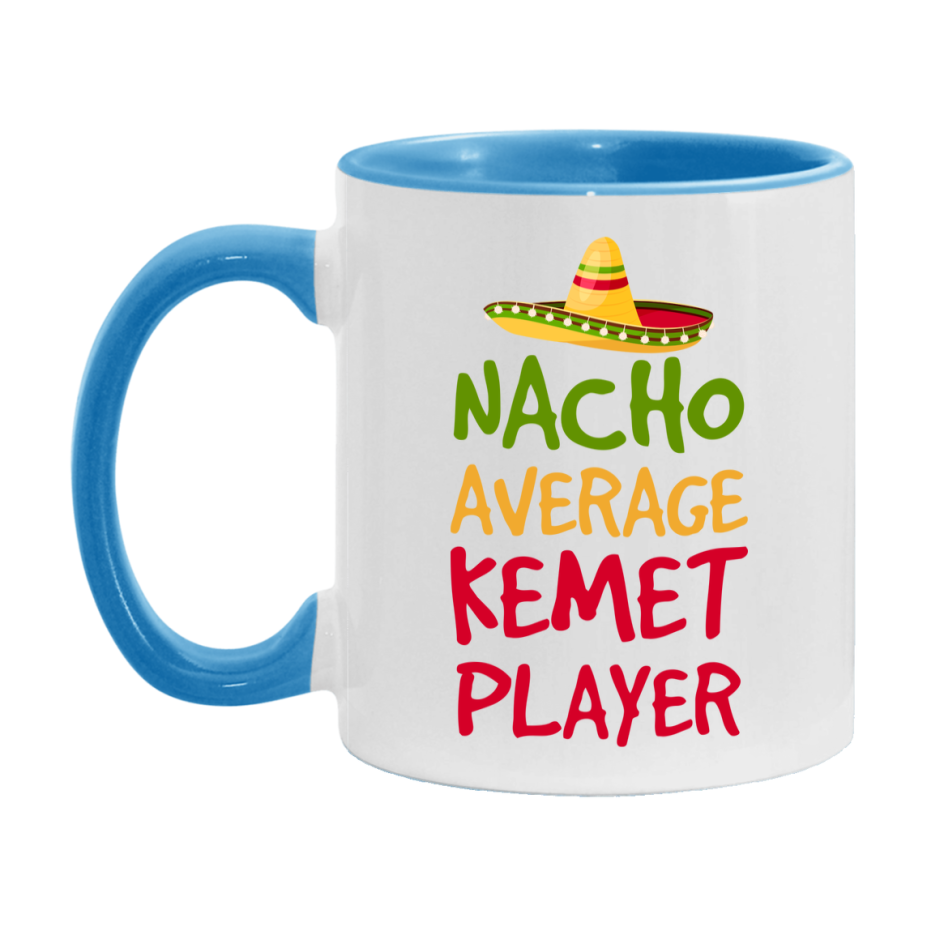 Funny Nacho Average Kemet Player Mug – 11Oz Or 15Oz Ceramic Coffee Cup For Card Game Lovers