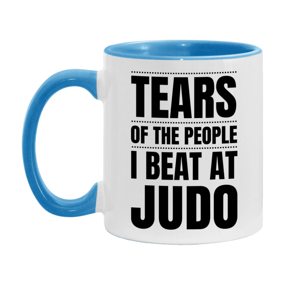 Funny Judo Mug - "Tears Of The People I Beat At Judo" - 11Oz Or 15Oz Ceramic Coffee Cup