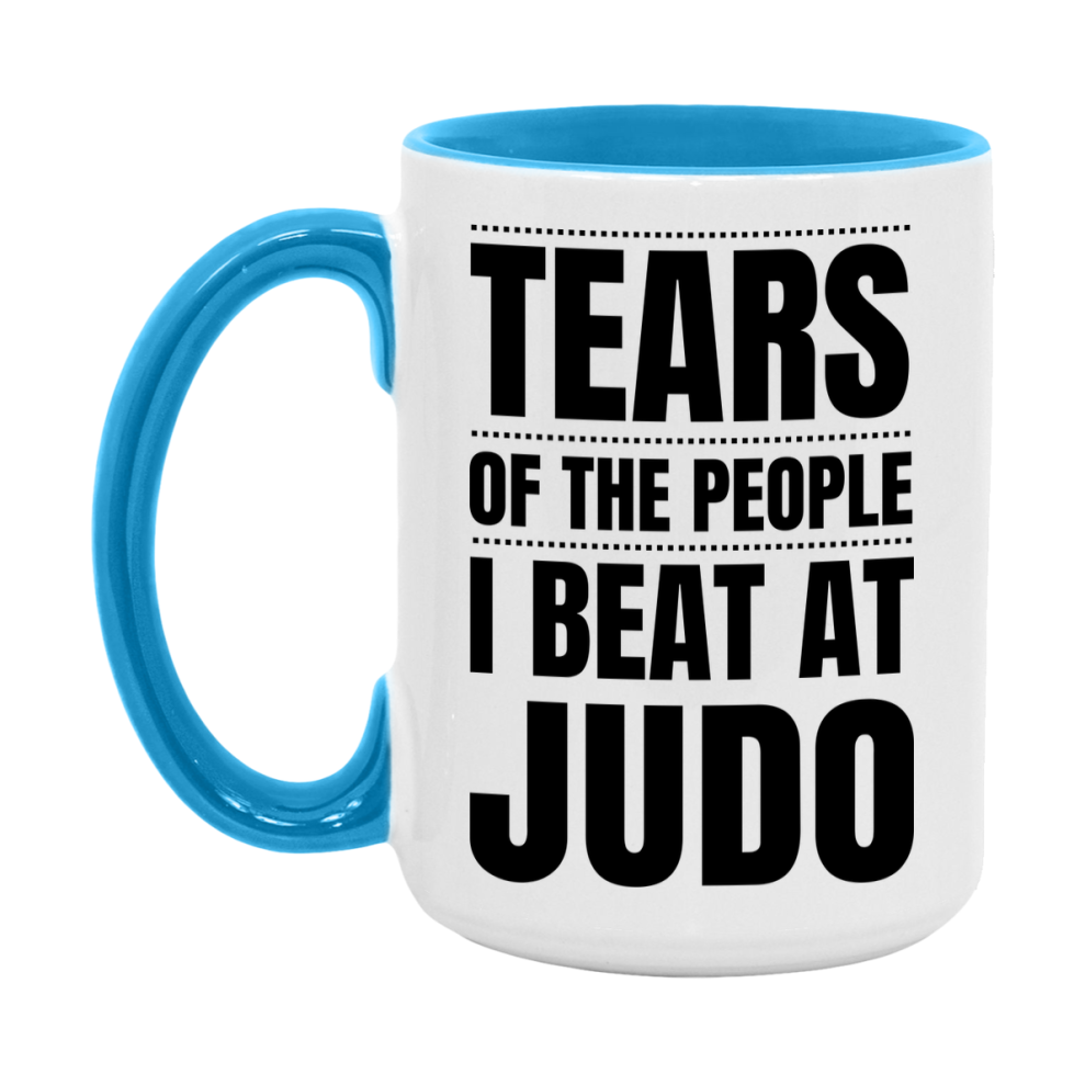 Funny Judo Mug - "Tears Of The People I Beat At Judo" - 11Oz Or 15Oz Ceramic Coffee Cup