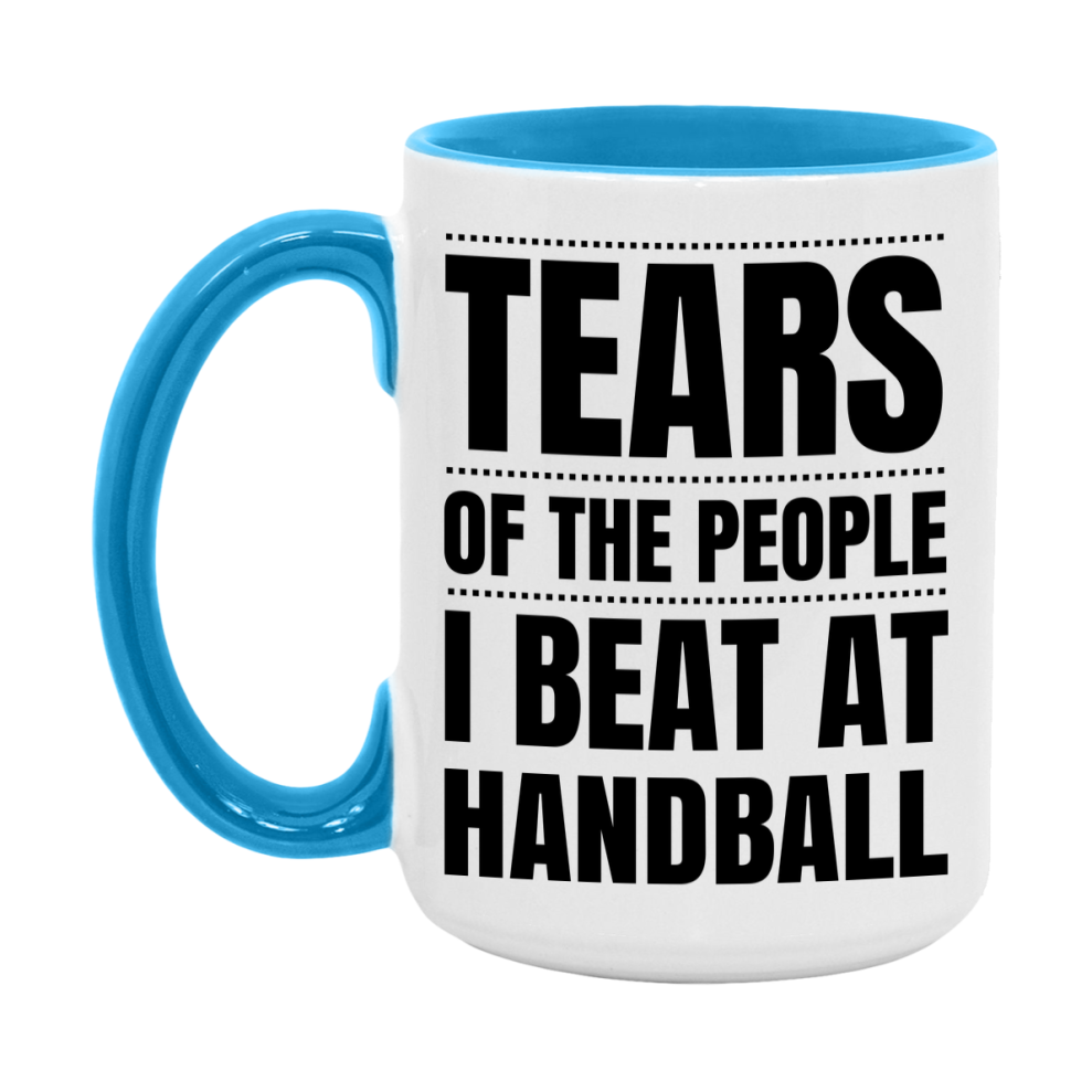 Funny Handball Mug - "Tears Of The People I Beat At Handball" - 11Oz Or 15Oz Ceramic Coffee Cup