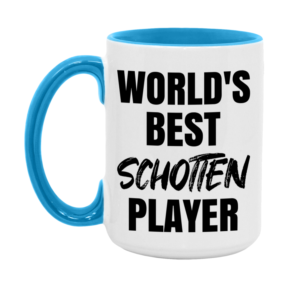 World's Best Schotten Player Mug, Funny Card Game Player Gift, 11Oz Or 15Oz White Ceramic Mug