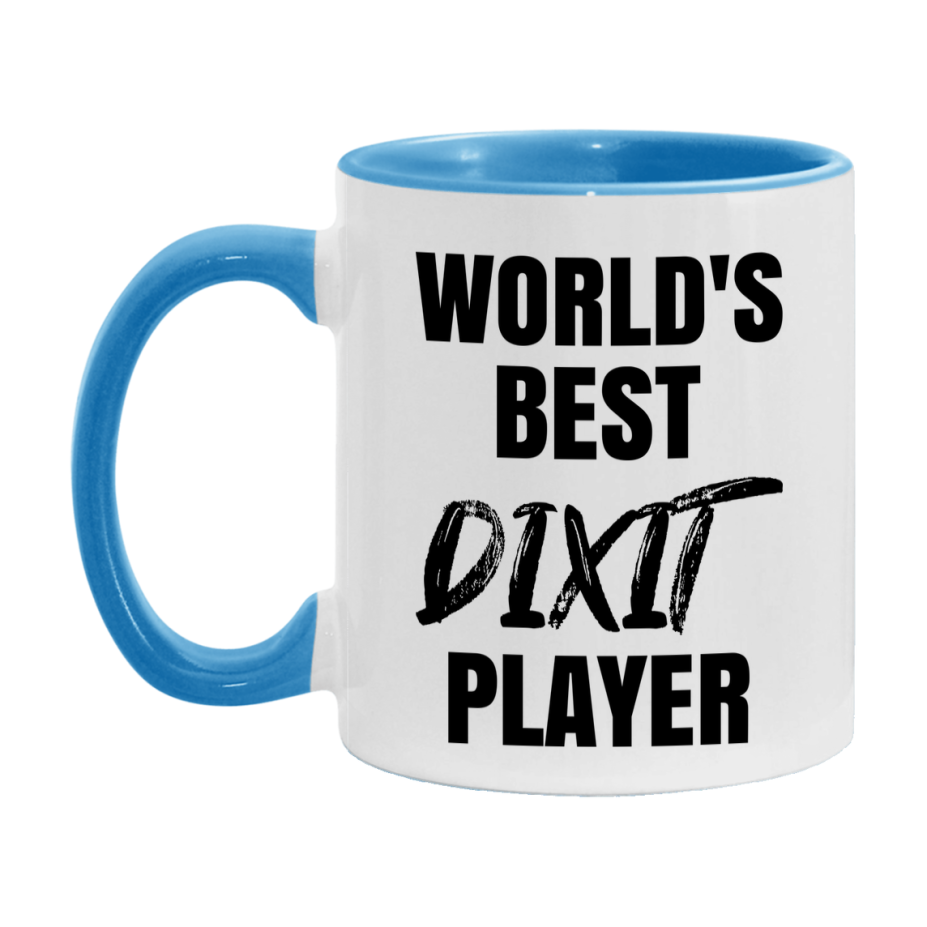 World's Best Dixit Player Mug, Funny Game Board Gift, 11Oz Or 15Oz White Ceramic Mug