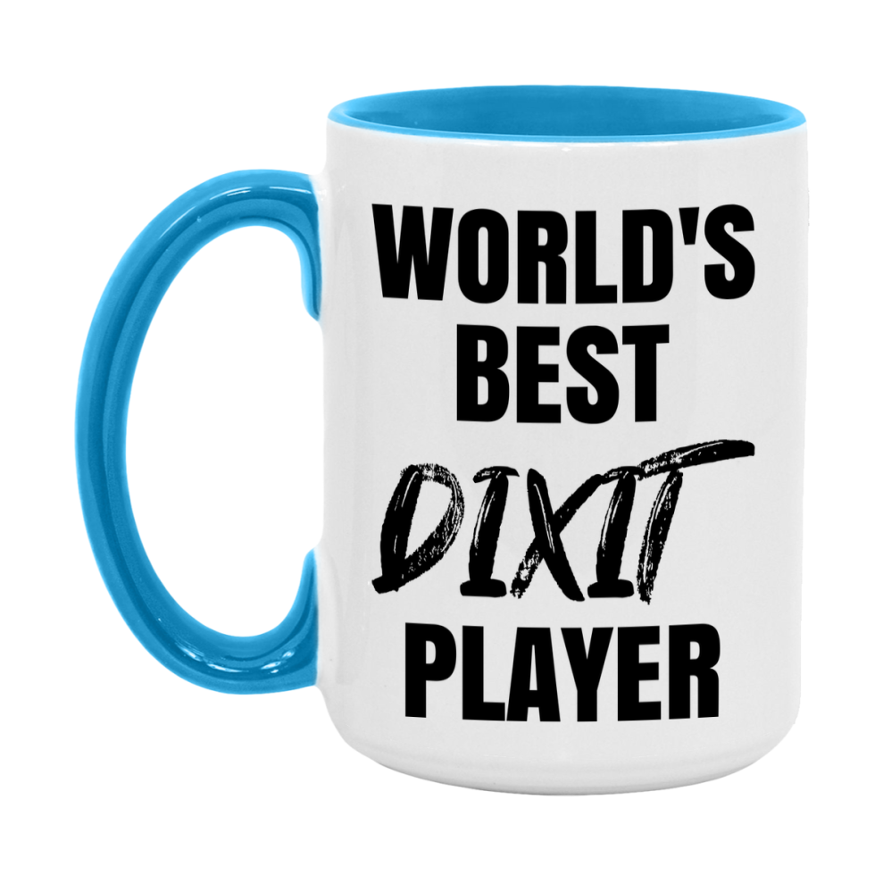 World's Best Dixit Player Mug, Funny Game Board Gift, 11Oz Or 15Oz White Ceramic Mug