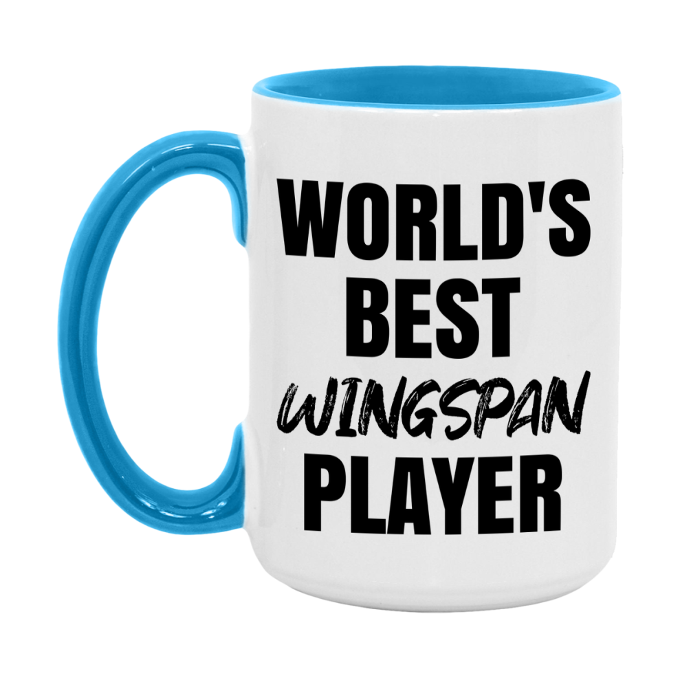 World's Best Wingspan Player Mug, Funny Game Board Gift, 11Oz Or 15Oz White Ceramic Mug