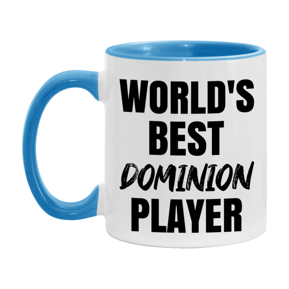 World's Best Dominion Player Mug, Funny Game Board Gift, 11Oz Or 15Oz White Ceramic Mug
