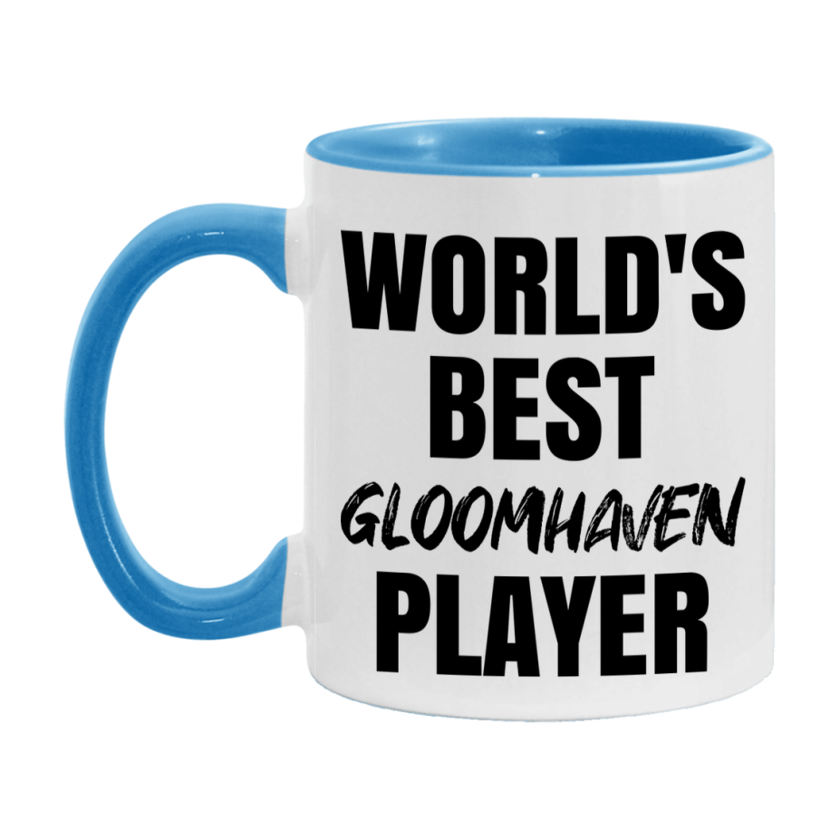 World's Best Gloomhaven Player Mug, Funny Game Board Gift, 11Oz Or 15Oz White Ceramic Mug