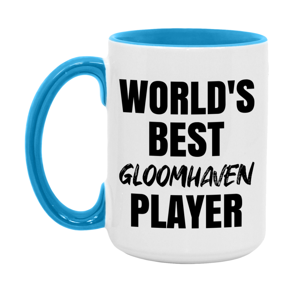 World's Best Gloomhaven Player Mug, Funny Game Board Gift, 11Oz Or 15Oz White Ceramic Mug