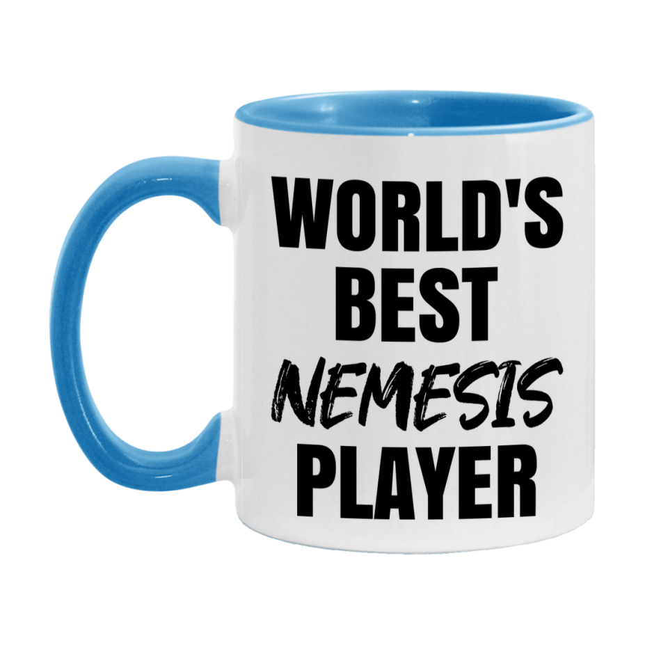 World's Best Nemesis Player Mug, Funny Game Board Gift, 11Oz Or 15Oz White Ceramic Mug