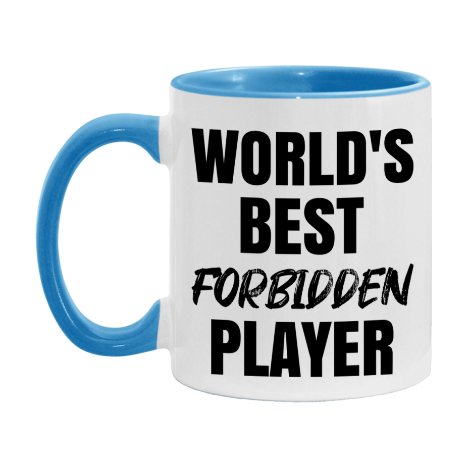 World's Best Forbidden Player Mug, Funny Game Board Gift, 11Oz Or 15Oz White Ceramic Mug