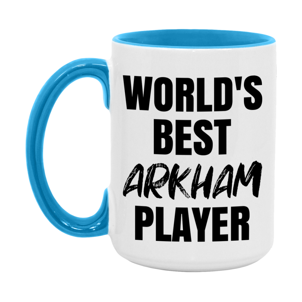 World's Best Arkham Player Mug, Funny Game Board Gift, 11Oz Or 15Oz White Ceramic Mug