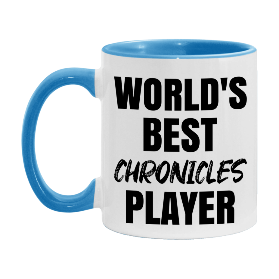 World's Best Chronicles Player Mug, Funny Game Board Gift, 11Oz Or 15Oz White Ceramic Mug