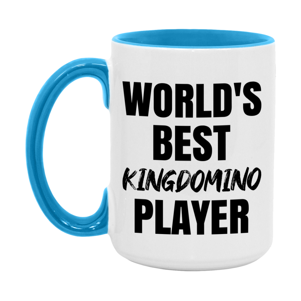 World's Best Kingdomino Player Mug, Funny Game Board Gift, 11Oz Or 15Oz White Ceramic Mug