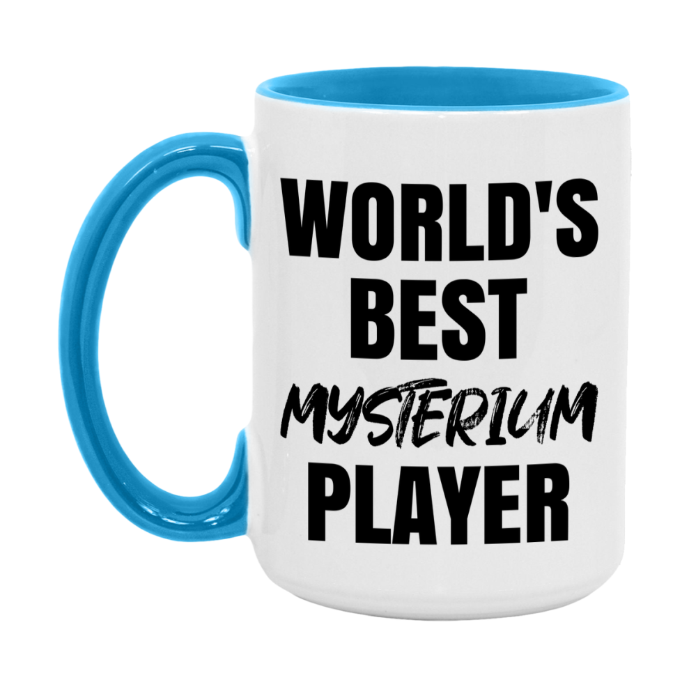 World's Best Mysterium Player Mug, Funny Game Board Gift, 11Oz Or 15Oz White Ceramic Mug