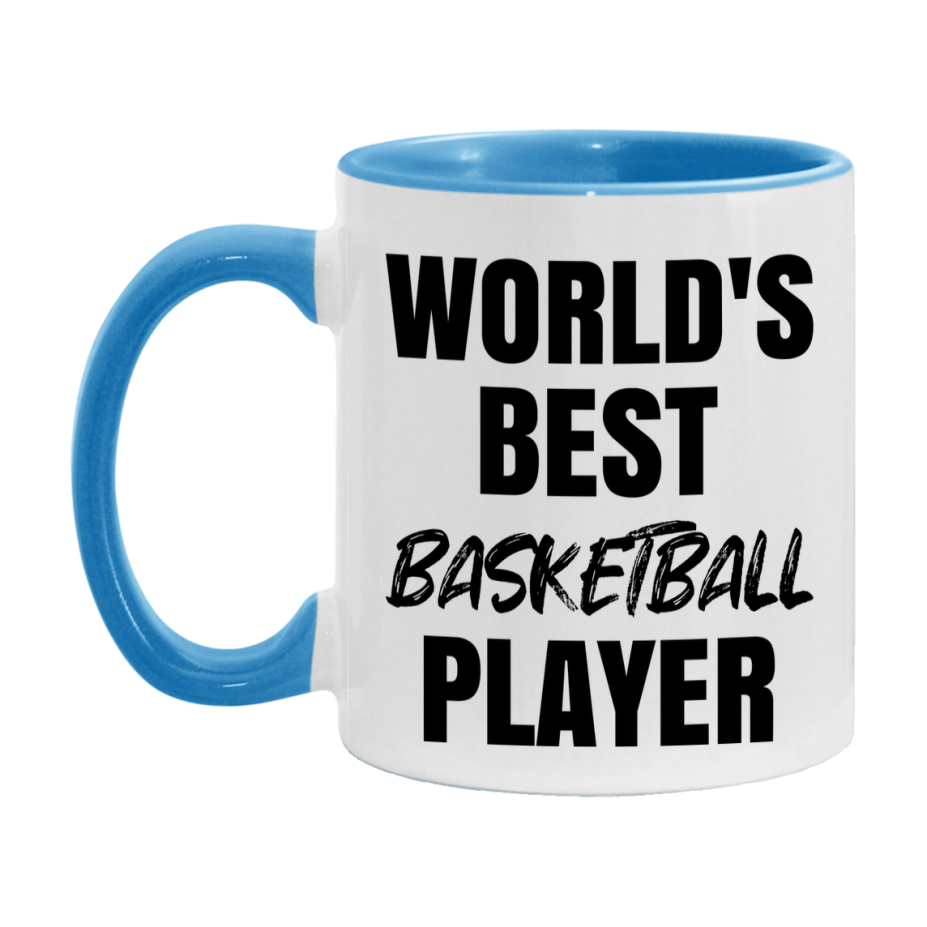 World's Best Basketball Player Mug, Double-Sided 11Oz Or 15Oz Coffee Cup