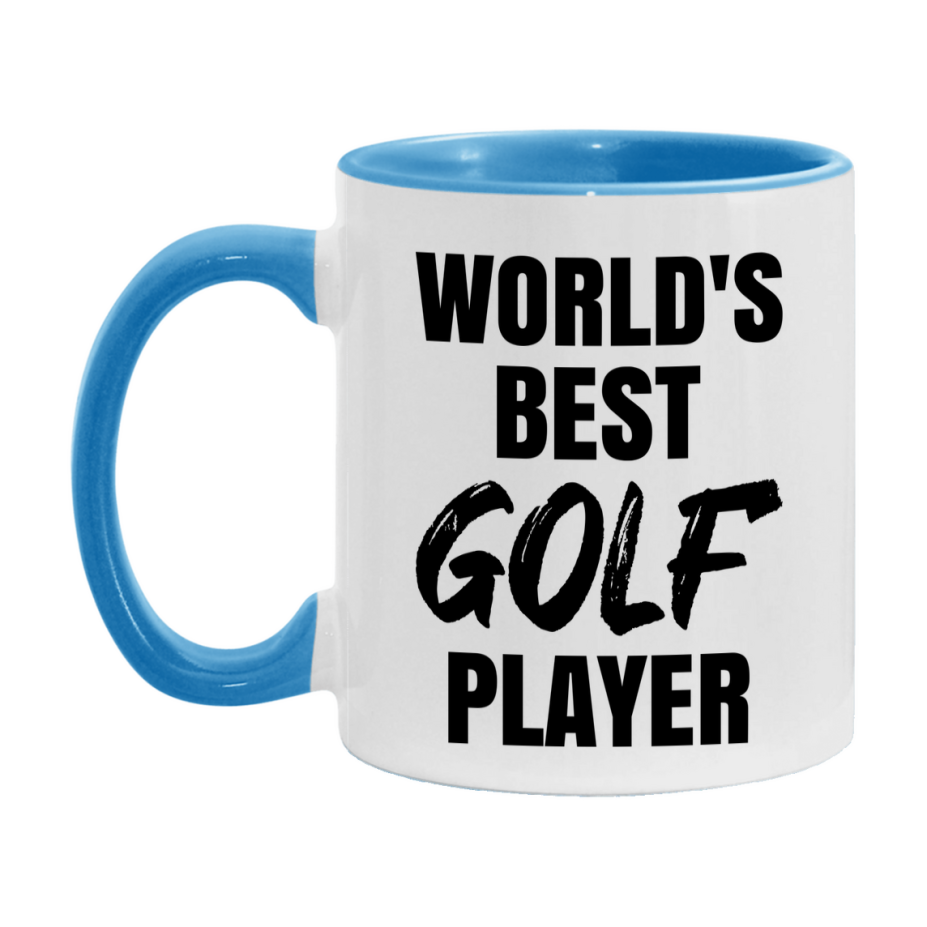 World's Best Golf Player Mug, Double-Sided 11Oz Or 15Oz Coffee Cup