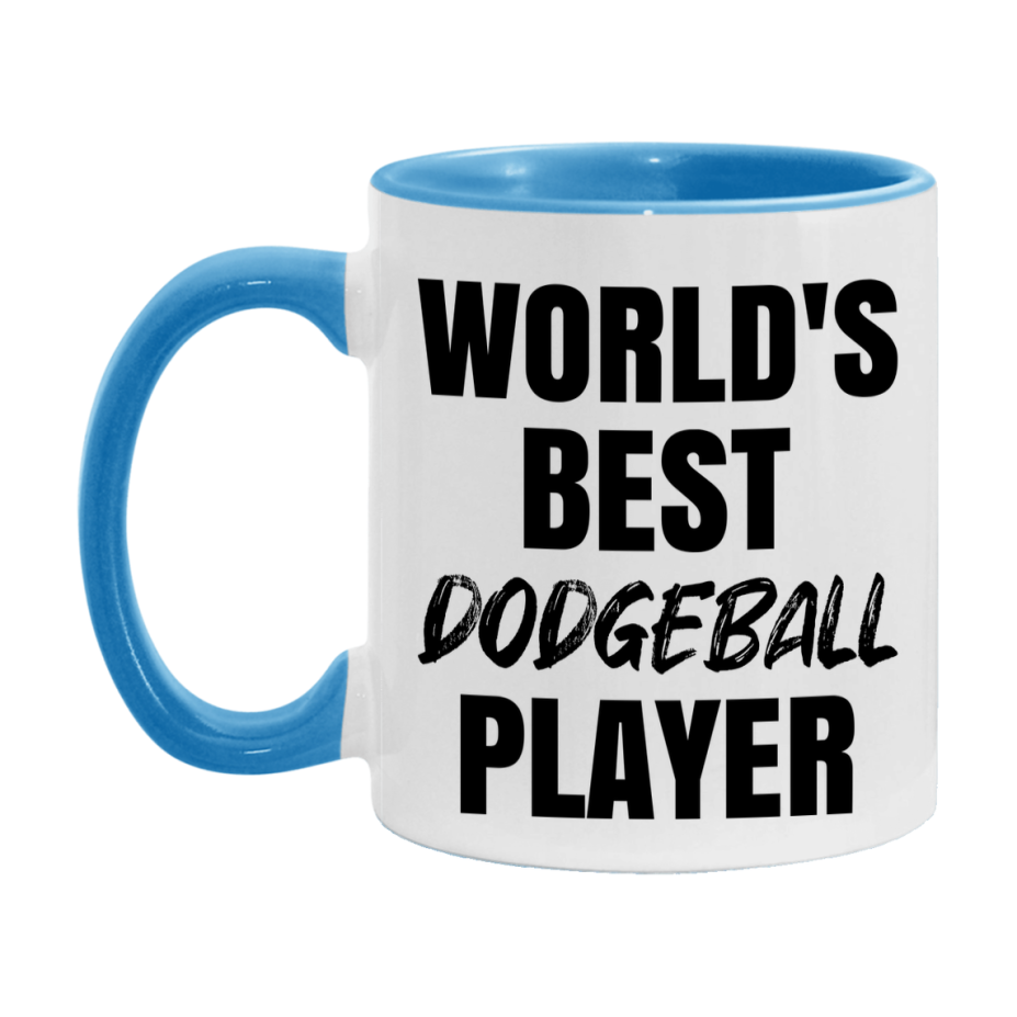 World's Best Dodgeball Player Mug, Double-Sided 11Oz Or 15Oz Coffee Cup