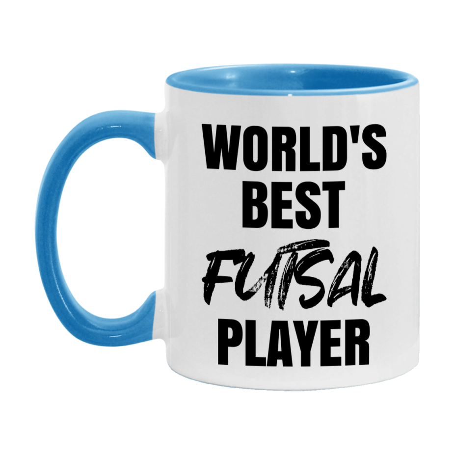 World's Best Futsal Player Mug, Double-Sided 11Oz Or 15Oz Coffee Cup