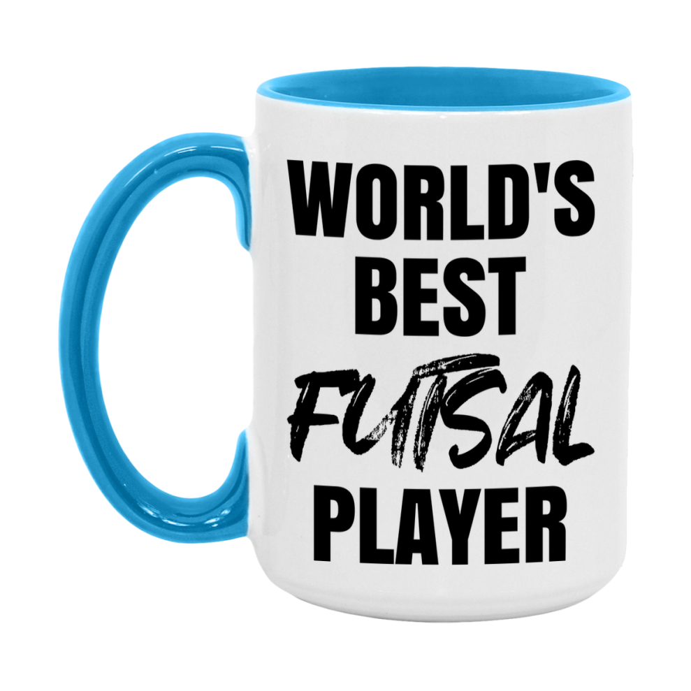 World's Best Futsal Player Mug, Double-Sided 11Oz Or 15Oz Coffee Cup