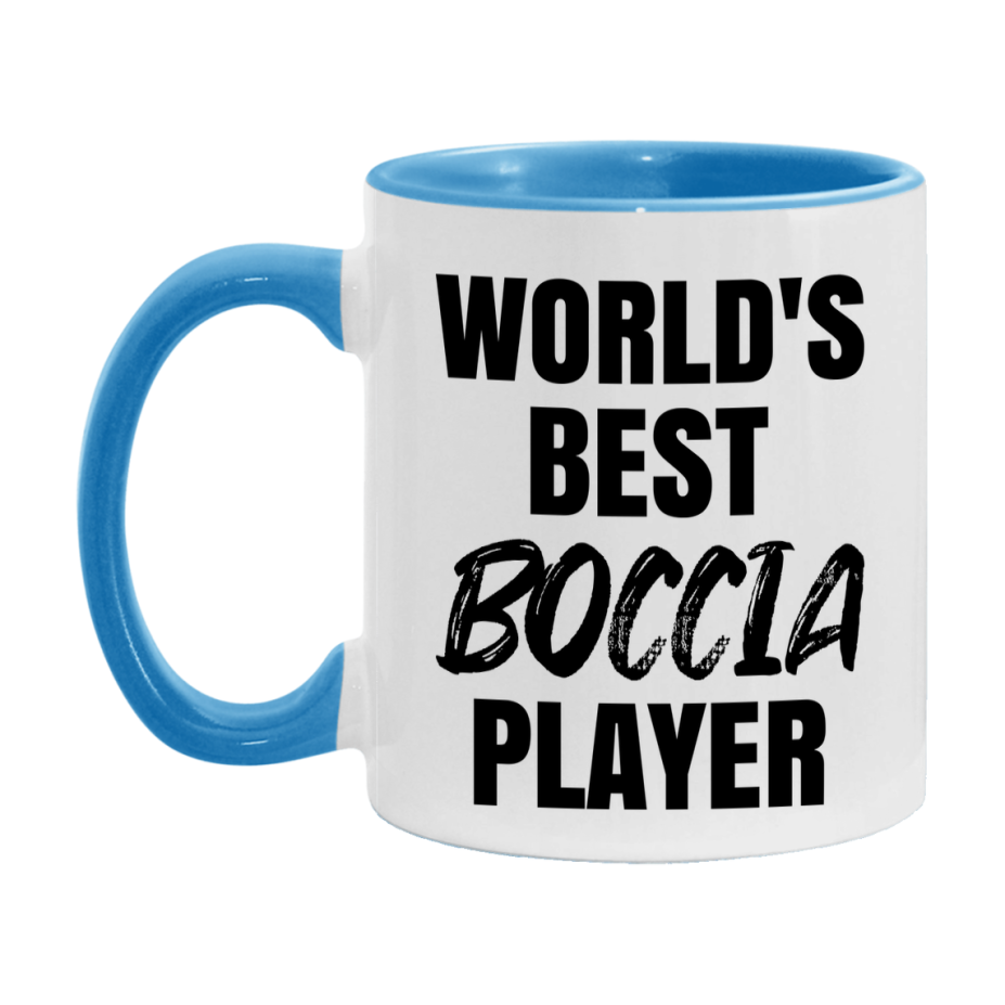 World's Best Boccia Player Mug, Double-Sided 11Oz Or 15Oz Coffee Cup