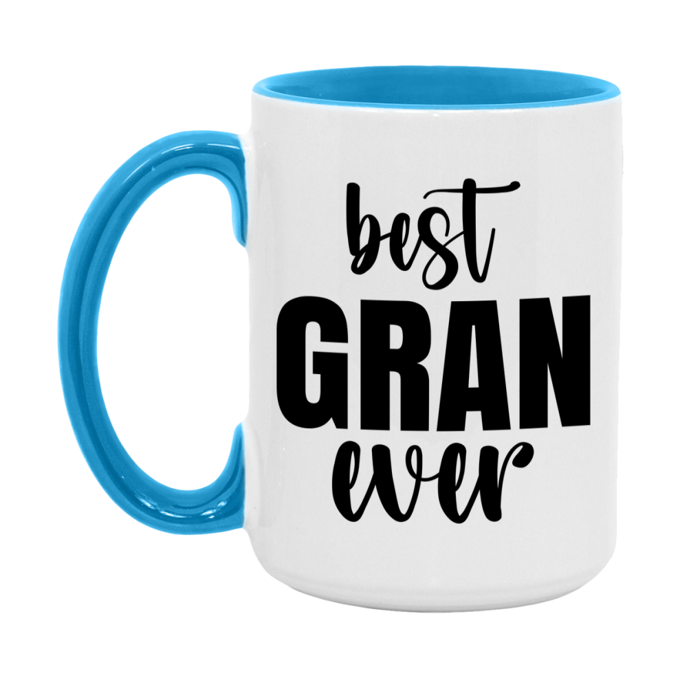 Best Gran Ever Mug, Mother's Day Gift, 11Oz Or 15Oz Ceramic Coffee Cup