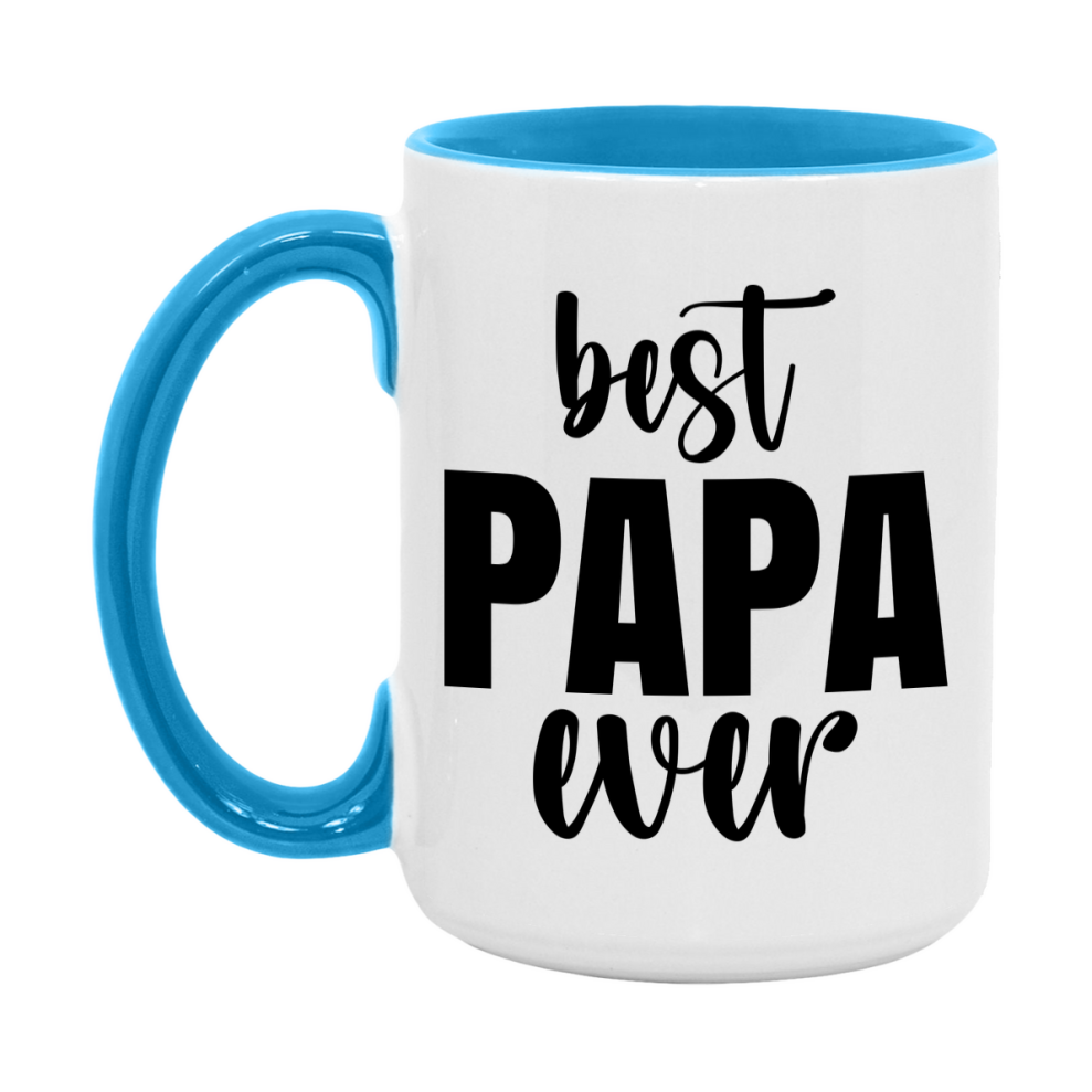 Best Papa Ever Mug, Father’s Day Gift, 11Oz Or 15Oz Ceramic Coffee Mug