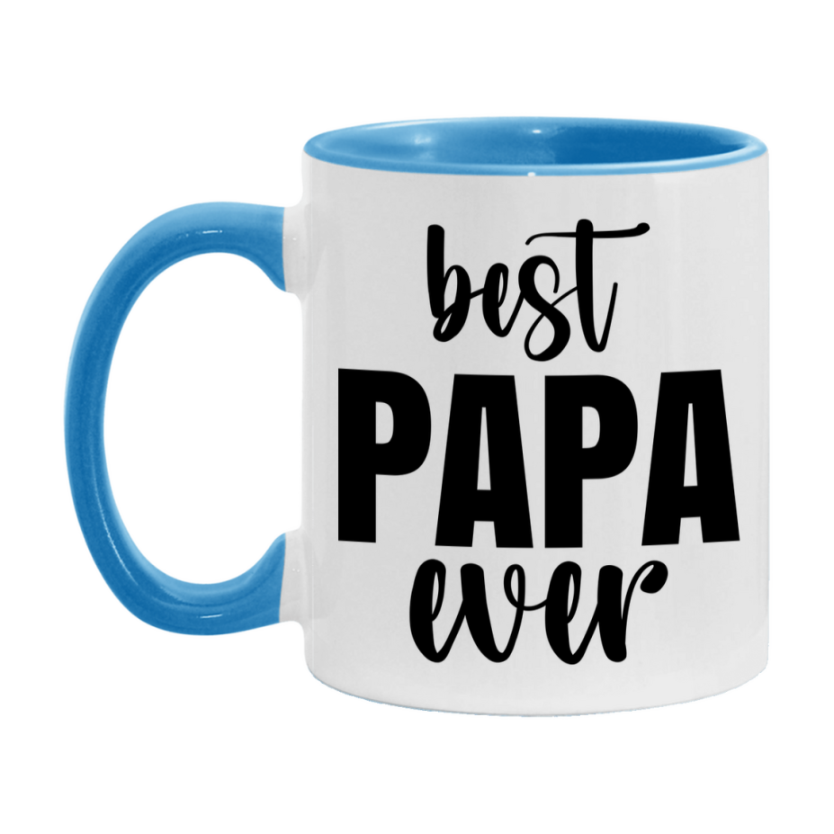 Best Papa Ever Mug, Father’s Day Gift, 11Oz Or 15Oz Ceramic Coffee Mug
