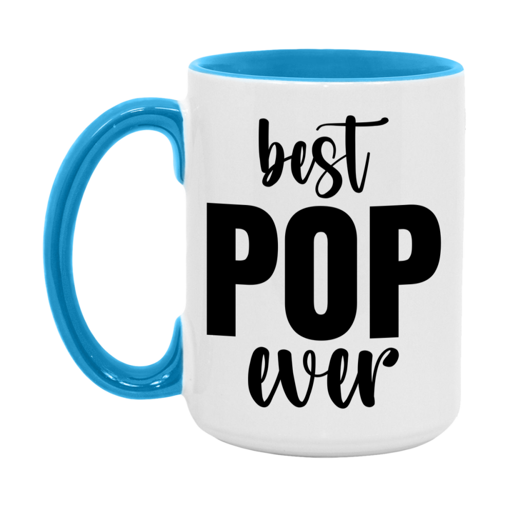 Best Pop Ever Mug, Father’s Day Gift, 11Oz Or 15Oz Ceramic Coffee Mug